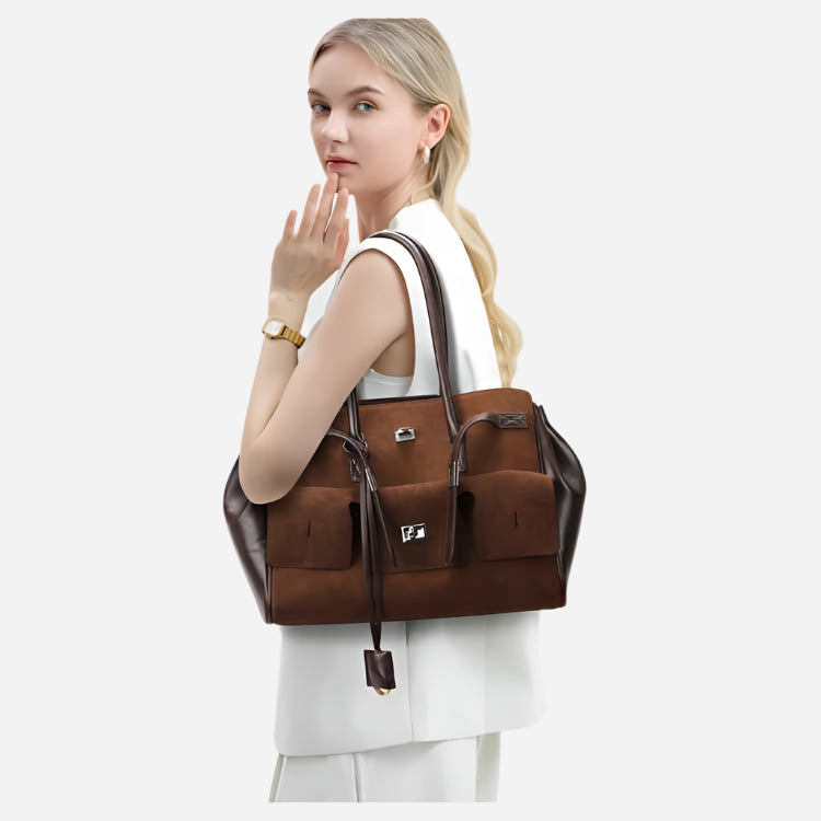 BEL AIR INSPIRED LEATHER BAG - City Chic Emporium