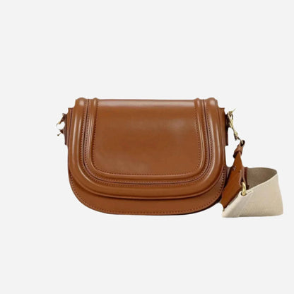 Brown Women leather Crossbody bag